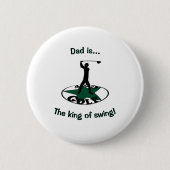 Golf - ein wunderbares Spiel Button (Vorderseite)