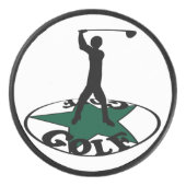 Golf - ein wunderbares Spiel Eishockey Puck (Vorderseite)