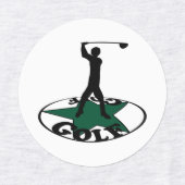 Golf - ein wunderbares Spiel Etiketten (Design 1)