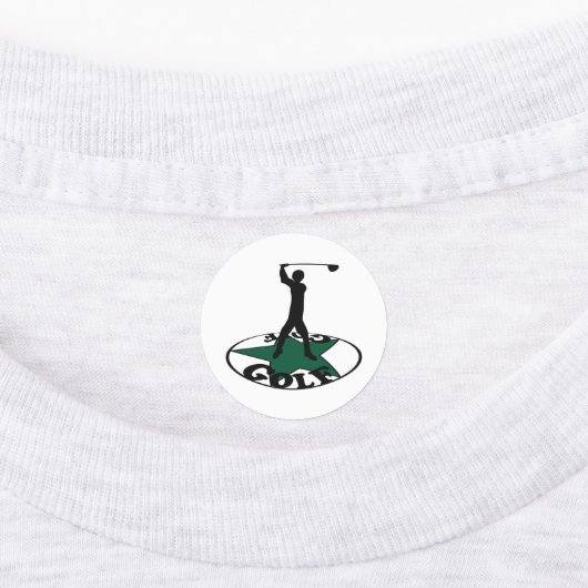 Golf - ein wunderbares Spiel Etiketten (Befestigt)