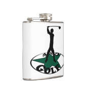 Golf - ein wunderbares Spiel Flachmann (Rechts)