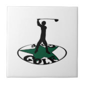 Golf - ein wunderbares Spiel Fliese (Vorderseite)