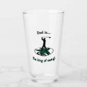 Golf - ein wunderbares Spiel Glas (Vorderseite)