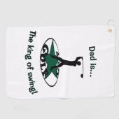 Golf - ein wunderbares Spiel Golfhandtuch (Horizontal)