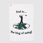 Golf - ein wunderbares Spiel Golfhandtuch (Vorderseite)