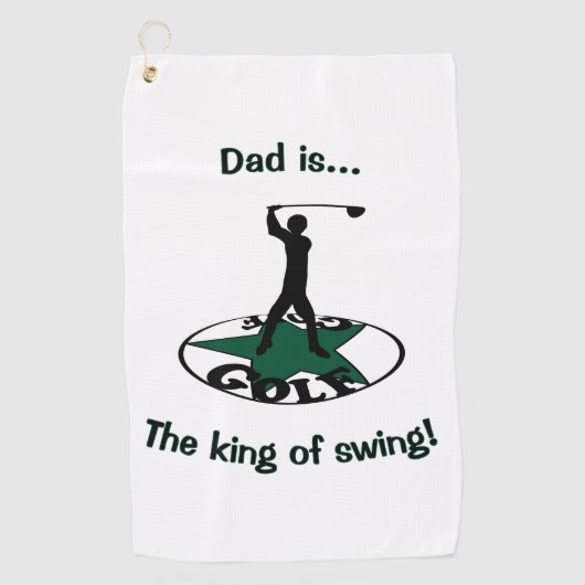 Golf - ein wunderbares Spiel Golfhandtuch (Vorderseite)