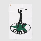 Golf - ein wunderbares Spiel Golfhandtuch (Vorderseite)