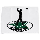 Golf - ein wunderbares Spiel Große Geschenktüte (Vorderseite)