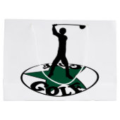 Golf - ein wunderbares Spiel Große Geschenktüte (Rückseite)