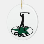 Golf - ein wunderbares Spiel Keramik Ornament (Links)