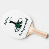 Golf - ein wunderbares Spiel Tischtennis Schläger (Seitenansicht)