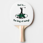 Golf - ein wunderbares Spiel Tischtennis Schläger (Vorderseite)