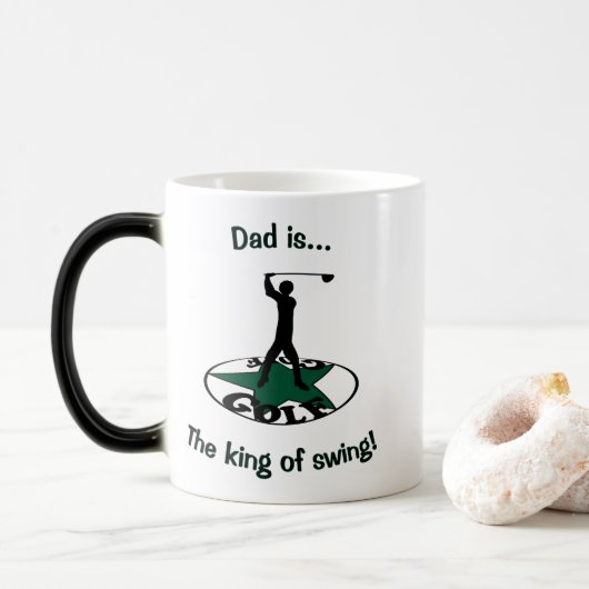 Golf - ein wunderbares Spiel Verwandlungstasse (Mit Donut)