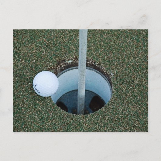 Golf ... eine Partie Zoll Postkarte (Vorderseite)