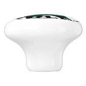 Golf - eine wunderbare Spielkarte Keramikknauf (Seitenansicht)