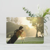 Golf Einladung (Stehend Vorderseite)