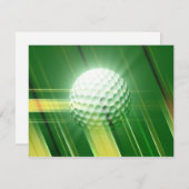 golf einladung (Vorne/Hinten)