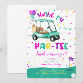 Golf-Einladung Einladung