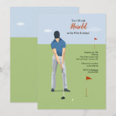 Golf-Einladungen Einladung (Vorne/Hinten)