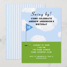 Golf-Einladungen Einladung