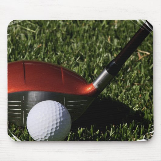 Golf-Eisen-und Ball-Mausunterlage Mousepad (Vorne)