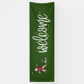 Golf-Empfang mit Golf-Ball und Tee-Banner Banner (Vertikal)
