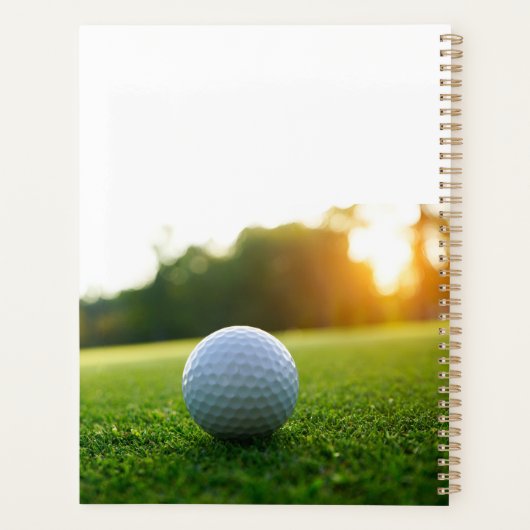 Golf-Enthusiasten-Planer Planer (Rückseite)