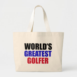 Golf Entwürfe Jumbo Stoffbeutel