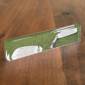 Golf-Entwürfe Namensplakette (Seite)