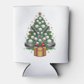 Golf Equipment Christmas Tree Christmas Golf Dosenkühler (Vorderseite)