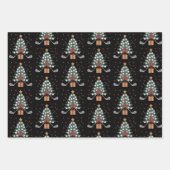 Golf Equipment Christmas Tree Christmas Golf Geschenkpapier Set (Vorderseite)