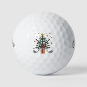 Golf Equipment Christmas Tree Christmas Golf Golfball (Vorderseite)