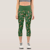 Golf Equipment Green Patches Capri Leggings (Vorderseite)