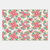 Golf Equipment on Christmas themed Geschenkpapier Set (Vorderseite 3)