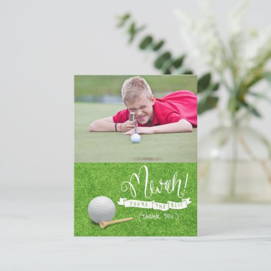 Golf Erstellen Sie Ihre eigene Dankeschön Karte (Stehend Vorderseite)