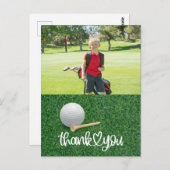 Golf Erstellen Sie Ihre eigene Dankeschön Karte (Vorne/Hinten)