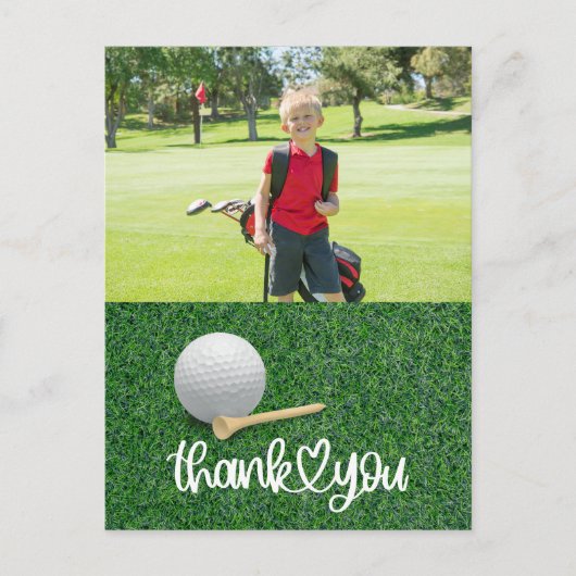 Golf Erstellen Sie Ihre eigene Dankeschön Karte (Vorderseite)