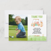 Golf Erster Geburtstag Danke (Vorderseite)