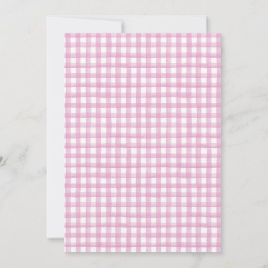 Golf Erstgeburtstag Pizza laden Einladung (Rückseite)