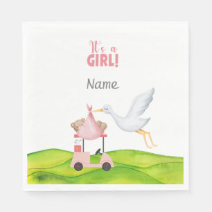 Golf es ist das Mädchen für Golfer Baby Dusche Gol Serviette