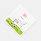 Golf es ist das Mädchen für Golfer Baby Dusche Gol Serviette (Ecke)