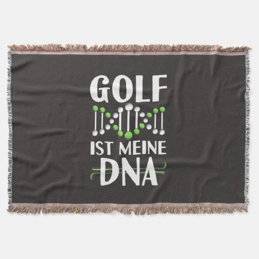 Golf Es ist meine DNA Decke (Vorderseite)