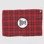 Golf, essen, schlafen, Golf Handtuch wiederholen (Horizontal)