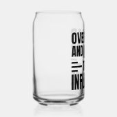 Golf Etched Can Glass Dosenglas (Rechts)