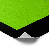 Golf Etiquette Poster (Ecke)