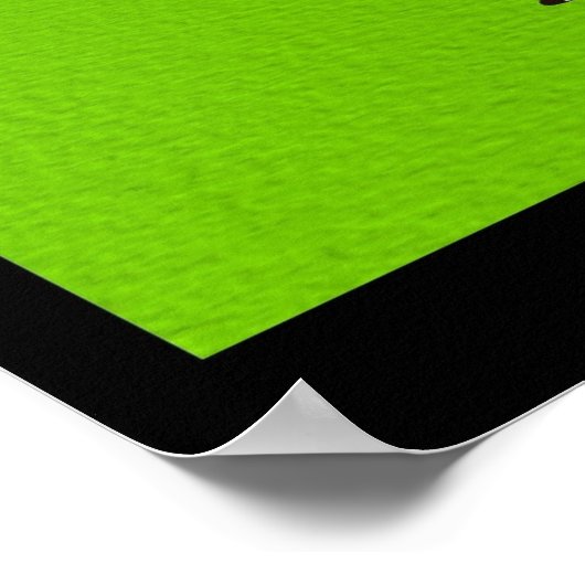 Golf Etiquette Poster (Ecke)