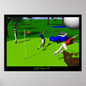 Golf Etiquette Poster (Vorne)