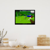 Golf Etiquette Poster (Küche)