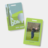 Golf-Event-Golfclub Ausweis (Front & Back)