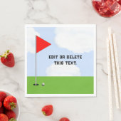 Golf Event Napkins Serviette (Beispiel)
